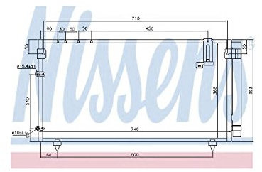 Nissens 94795 Kondensator, Klimaanlage