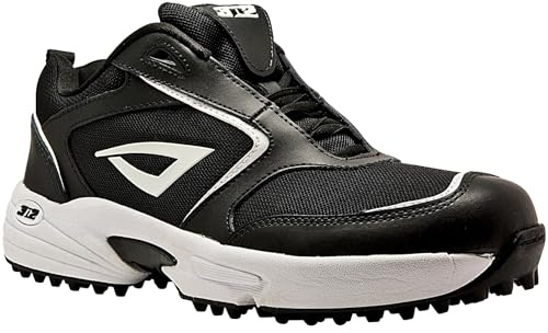 3N2 Mofo Turf Shoes for Men and Women in Baseball & Softball, Coaching and Training Shoes - Black, Size 4.5