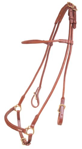 Karlslund Trense Complete Roundsown Hannoveran, Brown Brass, k318-bro-bra
