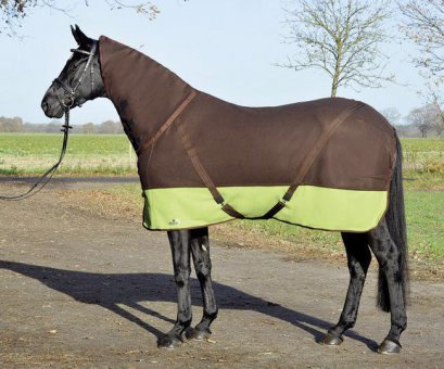 Busse Abschwitzdecke ALL-OVERCOVER-CROSS Aktion Farbe coffee/grass