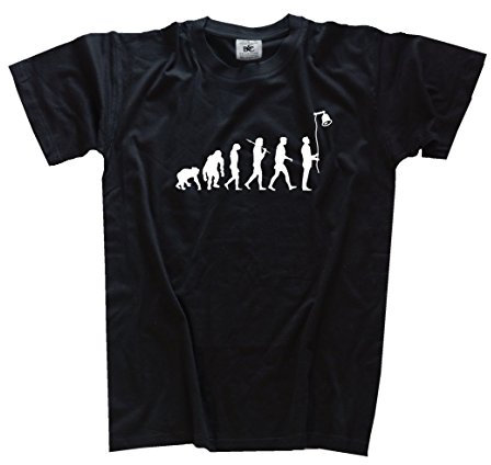 Shirtzshop T-shirt Evolution Glöckner, Schwarz, XL, ss-shop-evo_glocken-t-02