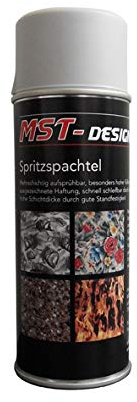 Spritzspachtel I Spraydose 400 ml I Flüssige Spachtelmasse I Spritzfüller grau I Spray Putty grey I Sprühspachtel Füller Grundierung