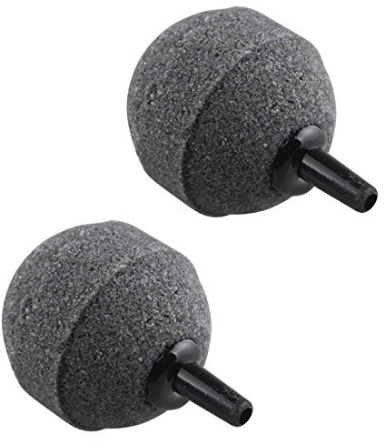 HALJIA 2 unidades de 40 mm de bola de tanque de peces de burbujas de aire difusor para tanque de peces bomba hidropónica
