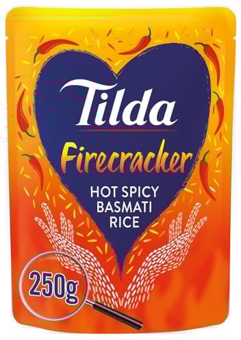 Tilda Microwave Hot Firecracker Basmati Rice 250g