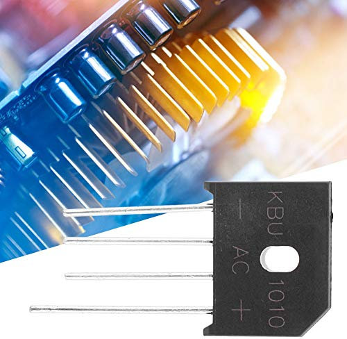 Pont de diode 1000V 10A d'avance de pont de redresseur de pont KBU1010 pour les circuits électroniques/appareils électroménagers(1 PCS)