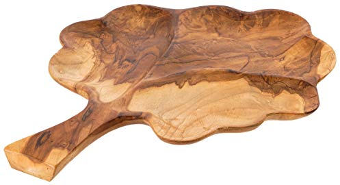 Windalf Celtic Deko Teakholzschale Tree of Life 30 cm Antipasti Holzschale Vorraum Schlüssel Seifen Snack Schale Handarbeit aus Holz