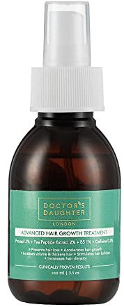 Doctor's Daughter Hair Growth Serum with Extract Rosemary Oil Natural Spray - Hair Serum for Hair Loss - Organic Hair Regrowth Treatment for Men and Women with Biotin, Pea Protein Enzyme, Caffeine