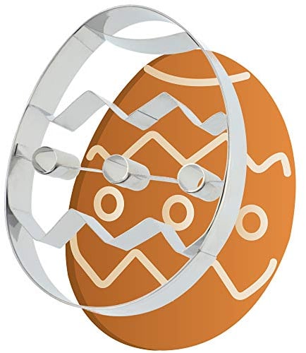 KADAX Ausstechformen aus Edelstahl, Osterausstechform, Tortendekorationen, Plätzchenformen, Keksausstecher für backen, Kekse, Lebkuchen (Ei)