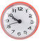 Cyrank Reloj de baño, Mini Reloj de Ducha, Relojes de Pared con Ventosa para baño, baño, Cocina(Rojo)