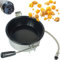 EastMetal Heissluft Popcornmaschine Zubehör, 230g Popcorntopf, Handgekurbelte Elektrische Popcorn-Herstellerteile ​Topf, Anti-Scorch-Pfanne Universal Einfach zu Säubern, für Mais, Snack(3 holes-25mm)