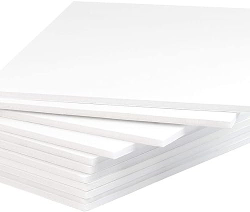 Lot de panneaux de polystyrène isolants thermiques acoustiques isolants pour manteau densité 10 kg mc EPS100 20 kg mc (10 kg/mètre cube, 10 pièces - 100 x 50 x 2 cm)