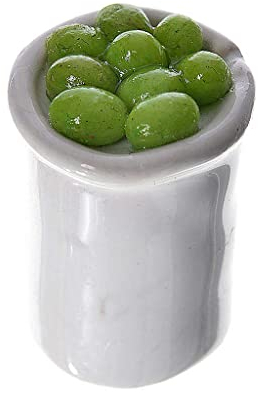 Holyart Gläschen aus Terrakotta mit Essen für Krippe