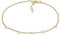 FOSSIL Damen Messing mit Karabinerverschluss schlankes Kettenarmband, Dunkelgold