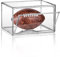 Fußball-Vitrine in voller Größe, transparente Acryl-Fußball-Vitrine mit magnetischer Tür und UV-Schutz, professionelle Qualität, stapelbare Fußball-Displaybox – 1 Packung
