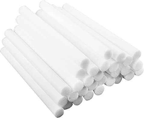 VOANZO 40 Stück Luftbefeuchter-Sticks Schwamm Stick Baumwolle Filter Nachfülldocht Ersatz für Mini Luftbefeuchter h20 Luftbefeuchter - 8 x 100 mm