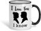 I Love You I Know Hans Solo Princess Leia Star Wars Personalised Mug Valentine's Day Boyfriend Girlfriend Gift Partner Love (White and Black)