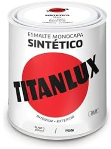 Titanlux Esmalte Sintético Mate Blanco 250 ml