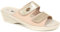 Fully Adjustable Mule Sandals - Beige-Gold Size 6
