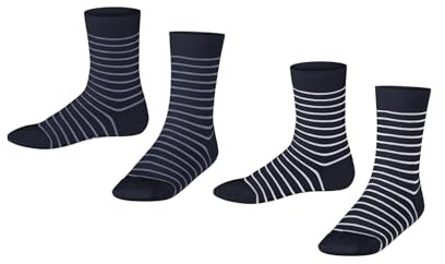 ESPRIT Unisex Kinder Fine Line 2-Pack Socken Baumwolle atmungsaktiv