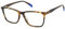 Zadig & Voltaire Quadratisch Cellulose acetate Brillen in Shiny Medium Havana für Damen, Brille mit Sehstärke, optional mit Sonnenbrillen tönung oder Blaulichtfilter (Modell VZV379)
