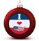 Frohe Weihnachten Nationalflagge Ball Ornament Vereinigten Staaten von Amerika, USA Flagge Weihnachtskugel Ornamente für Weihnachtsbaum Hängende Andenken Weihnachten Neujahr