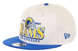 New Era Los Angeles Rams NFL Helmet White Original Teamcolour Blue 9Fifty Snapback Cap