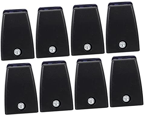 BESTonZON 8 Stück Verstellbare Glasklemmen Für Schreibtischtrennwände Abs Material Starke Stabilität Halterungen Für Glas Und Acrylplatten Für Büro Und Klassenzimmer