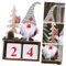 RORPOIR 1 Stück 2020 Weihnachten hölzerne Kalenderverzierung Desktop- zu Weihnachten Krippendekoration Weihnachtsdekorationen Tischkalender Ornament Weihnachtsverzierung schmücken