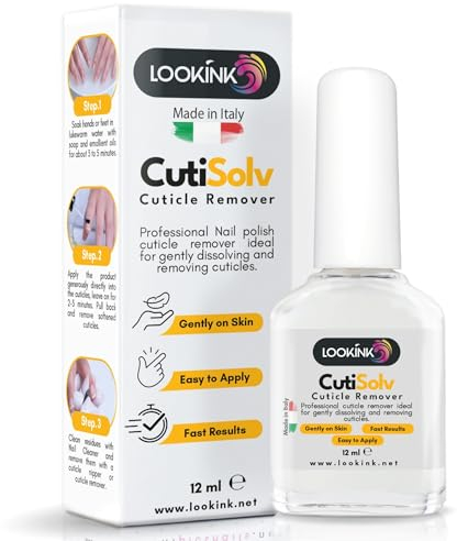 Rimuovi Cuticole Professionale 12 ml - Made in Italy - Cutisolv Cuticole Remover per Mani e Piedi Rimuovi le cuticole in modo delicato e in profondità senza danneggiare la pelle circostante