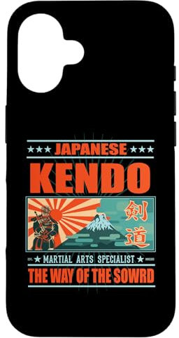 Japanisches Kendo der Weg des Schwertes Desgin Hülle für iPhone 16