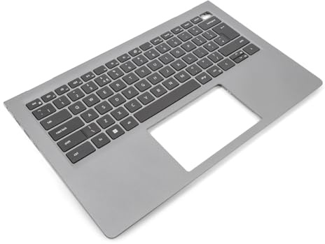 Dell Vostro 3420/3425/3430/3435 USB-C Grey Palmrest & UK ENGLISH Keyboard for Plastic Chassis - 0KXNPN (3GW50)