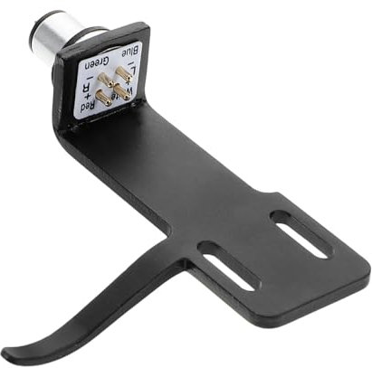 SWOOMEY Headshell Für Plattenspieler Aluminiumlegierung Leicht Und Langlebig Kompatibel Mit Verschiedenen Tonabnehmern Einfache Installation Ohne Werkzeug