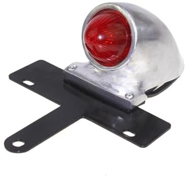 Tail Tidy Motorcycle Number Plate Holder Motorcycle Taillight With License Plate Light Tail Brake Stop Light Lamp For Vintage For Custom For Chopper