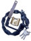 Antifurto Blocca Ruota con Catena e Lucchetto, Compatibile con Vespa Piaggio PX 125, 150, 200, PE, Arcobaleno, T5