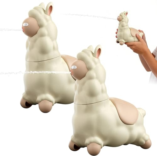 2 Stück Lama Wasserspritzer, Kreative Wasserpistole Tiere