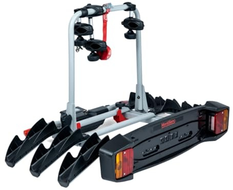 Mont Blanc Porte-vélos d'Attelage Tow Voyage Rapid - 2 Vélos, Basculable | Transport jusqu'à 2 vélos, plateforme basculable. Qualité premium, fabrication européenne, garantie 3 ans.