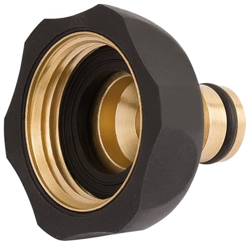 Draper 27697 Brass and Rubber Tap Connector, 1