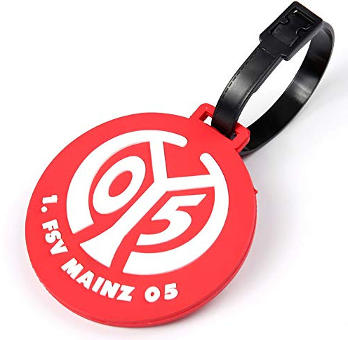 MarkenMerch Kofferanhänger Mainz 05 Gepäckanhänger, 10 cm, Rot/Weiß Mit Logo