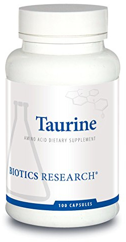 BIOTICS RESEARCH Taurine, 500 mg Taurine Supplement Brain Health, 100 Caps