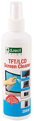 D.RECT Spray per la pulizia schermi | 250ml | per: monitor, TV, LED, smartphone