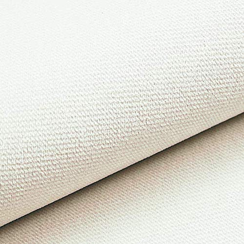 novely® PASSAU - Samtig Weicher Chenille-Möbelstoff - Robuster Polsterstoff - Pflegeleichte Meterware 1lfm | Farbe: 201 Altweiß Pastell
