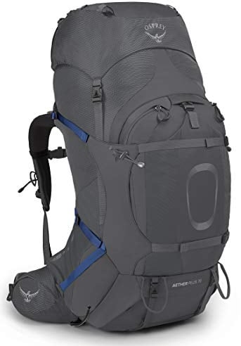 Osprey Herren Äther Plus 70 Rucksäcke & Taschen, grau, S/M