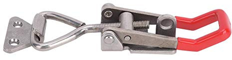 Fafeicy Toggle Clamp Latch, 304 Stainless Steel Adjustable Quick Latch Type, 250kg Clamping Force, 190mm Length, for Woodworking, Cabinets, Machinery and Furniture