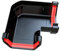 Black Square Gutter 90 Degree Angle Joint, Freeflow 114mm Rain Water Systems