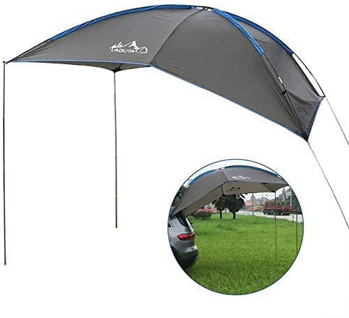 ZRDSZWZ Zuverlässiges Auto-Heckzelt, Auto-Heckklappenmarkise, Anti-UV, wasserdicht, Auto-Seitenmarkise für Strand, Camping, Auto, SUV, MPV Limousine, 280 x 190 cm