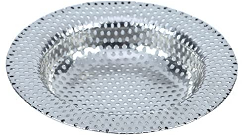 Lot de 2 passoires pour évier de cuisine en acier inoxydable - Double fonction - 9 cm