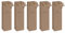 Sigel GT039/5 Flaschen-Geschenktüten aus Kraftpapier, 5er Set, 35 x 10 cm, braun, Christmas tree, Papier-Geschenktaschen Weihnachten