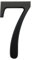 Ywonoby 3D Mailbox Numbers 2.4 Inch(6 cm) Self Adhesive House Numbers Stickers for Door Numbers, Address Numbers, Black(7)