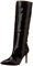 GUESS Dayton, Stivali ad Altezza Ginocchio Donna, Black Patent 001, 41 EU