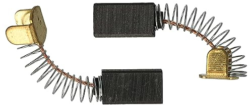 vhbw 2x Kohlebürste 10,6 x 6 x 4 mm kompatibel mit Hitachi Hikoki CG18 DSDL, CG 18DBL Rasentrimmer, Akku-Sense + Feder